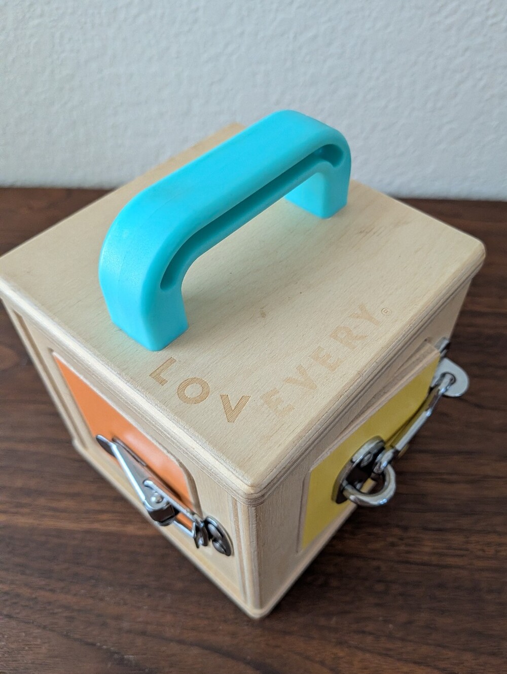Lovevery The Lockbox Wooden Montessori Toy Latches The Realist Play Kit - Picture 4 of 9